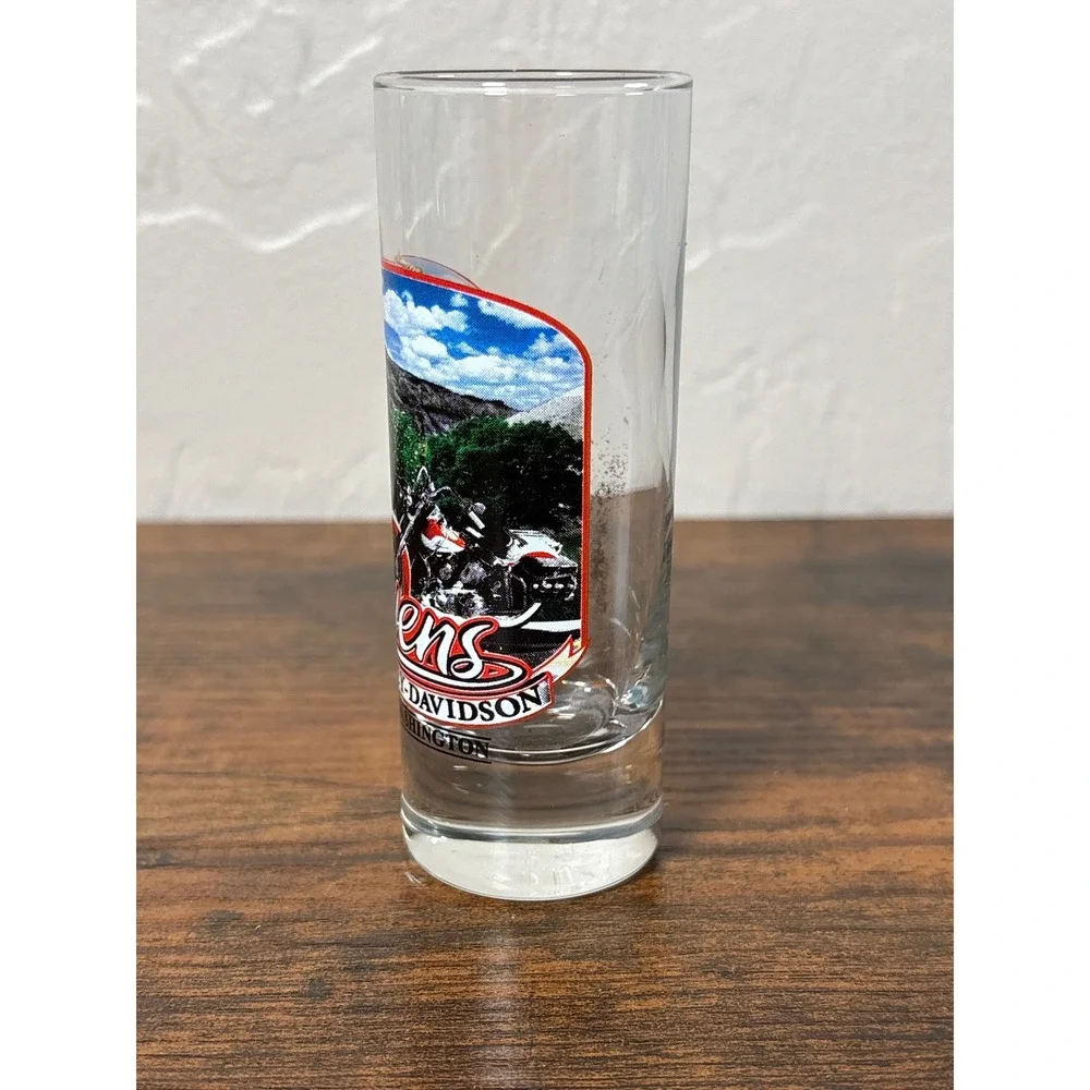 Harley-Davidson Owens Yakima Washington Tall Shot Glass Shooter‎ Motorcycle